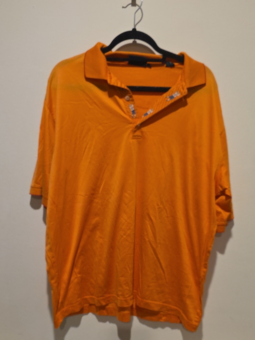 Bobby Jones Classic Orange Men's Polo Shirt Size Large Cotton